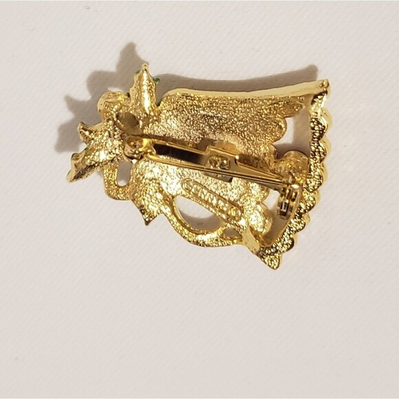 Gold Bell Brooch - Picture 6 of 7